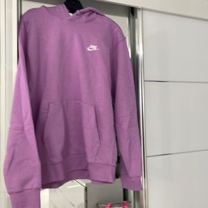 New never worn Nike hooded sweatshirt purple lavender size Large